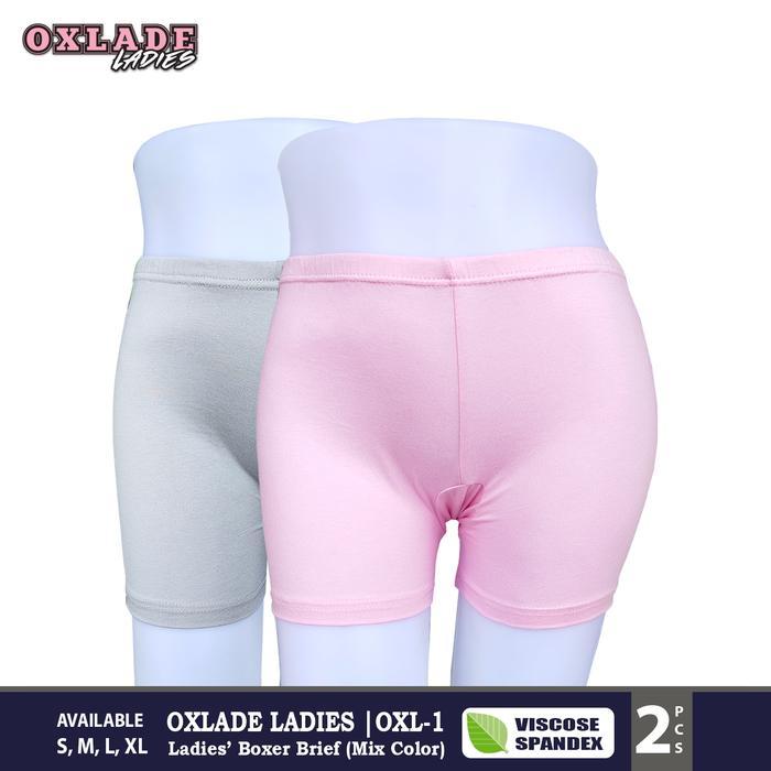 WYVERN Panty BoyShorts Paket 2 Celana Dalam Wanita Model Boxer Seamless Lembut Dingin - Multiwarna A