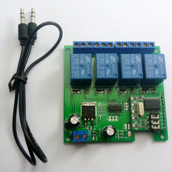 DC 12V DTMF MT8870 Relay with Decoder Control and Timer, Remote Operation Module