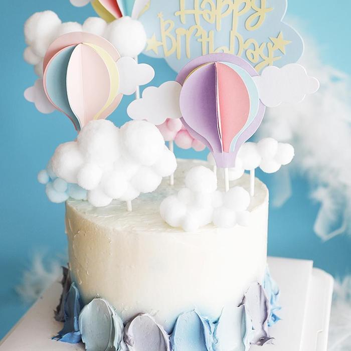 Topper Kue Ulang tahun Hiasan Kue Balon Udara