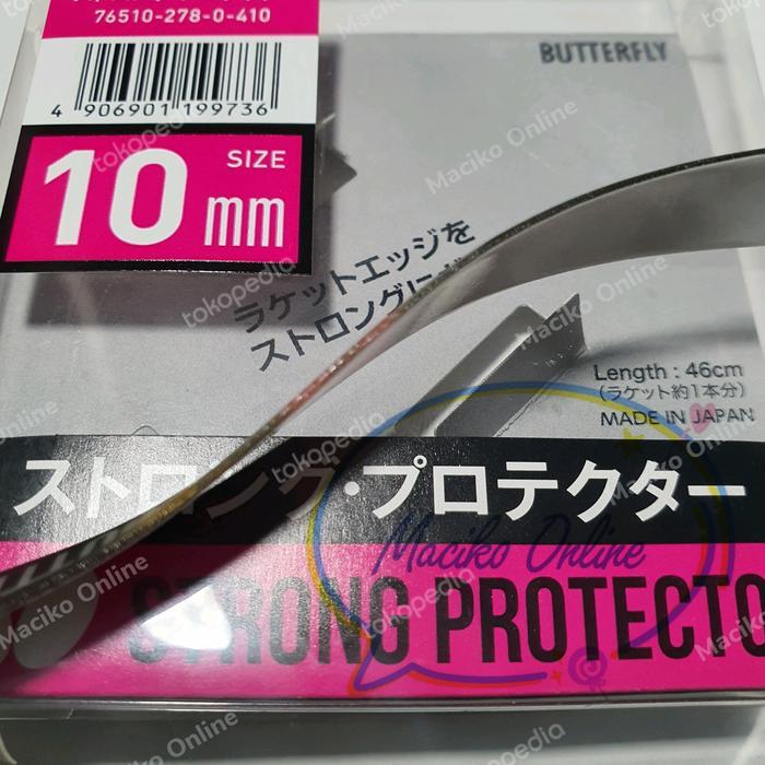 Strong Protector Butterfly 10mm ~ Pelindung Bet Pingpong Side Tape