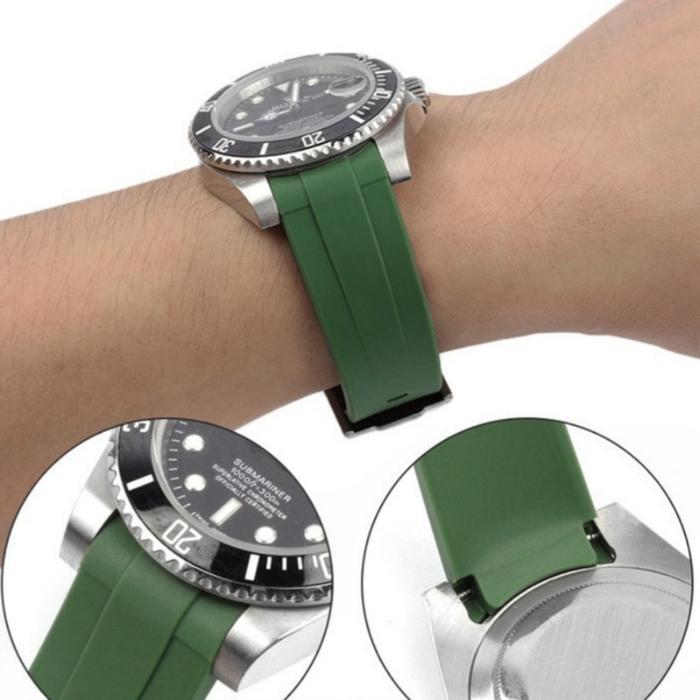Tali Jam Tangan Orient Mako II Replacement Strap Rubber Orient Mako III 8066.22