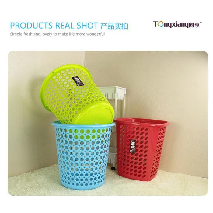Keranjang Baju Kotor/Rak Baju Kotor/Laundry Basket Motif Bulat