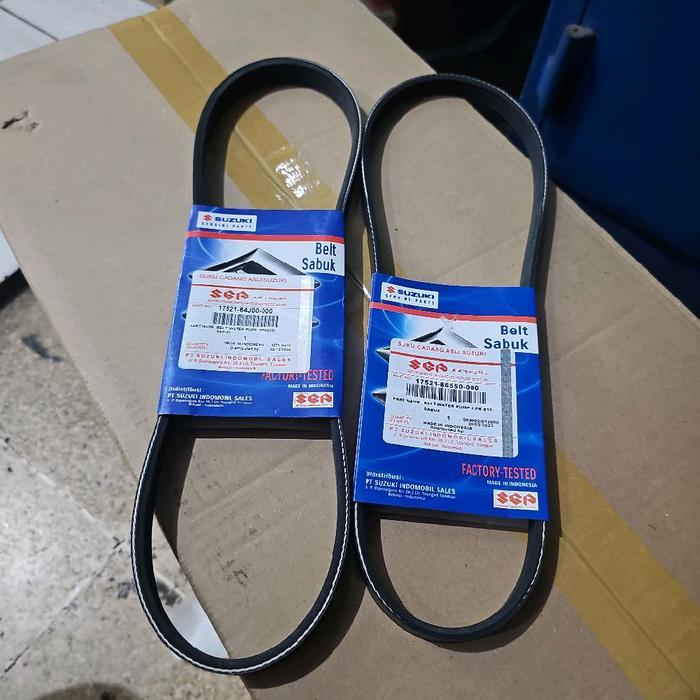 Van Belt Set Ac Dan Dinamo Suzuki Swift Old 17521-86550 & 17521-64J00 Quality