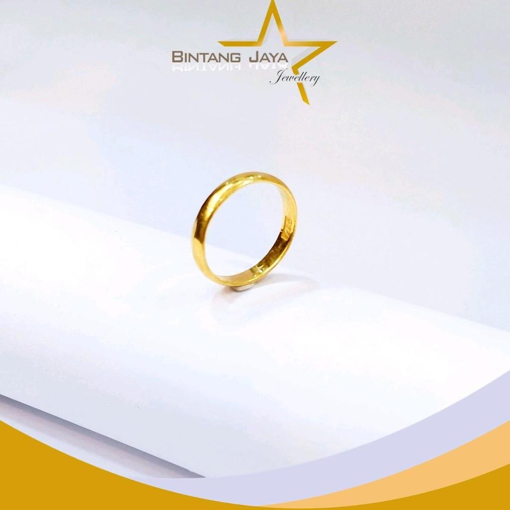 Cincin LM99 Belah Rotan Simpel - Kadar LM99 - Berat 3,01gr - Size 10 - 23/05/26 - (LJ)