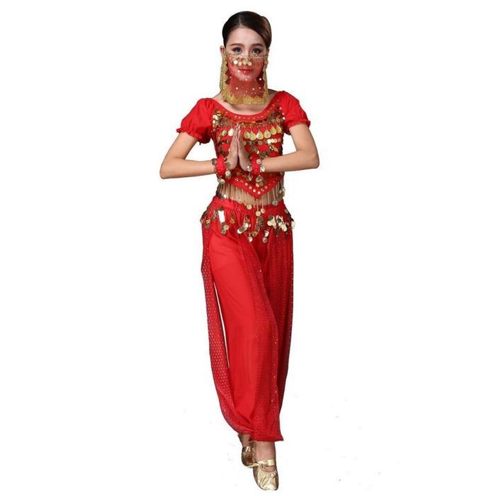 Mira- Baju Belly Dance Set Celana Aladin Belly Dance Baju Atasan Belly Dance Kostum Belly Dance