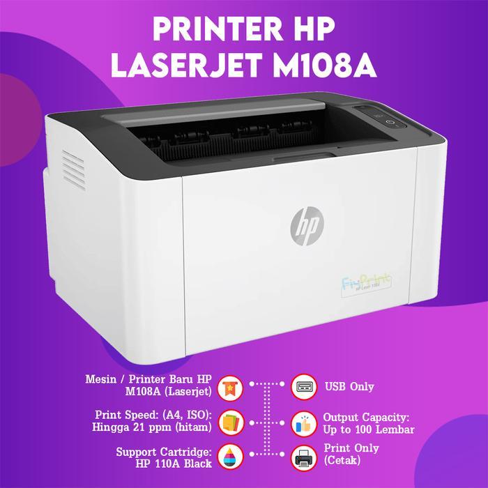 Printer HP Laser 108A 108W LaserJet 107A HP107A HP 107A 107a 107w / HP 520 Print Scan Copy