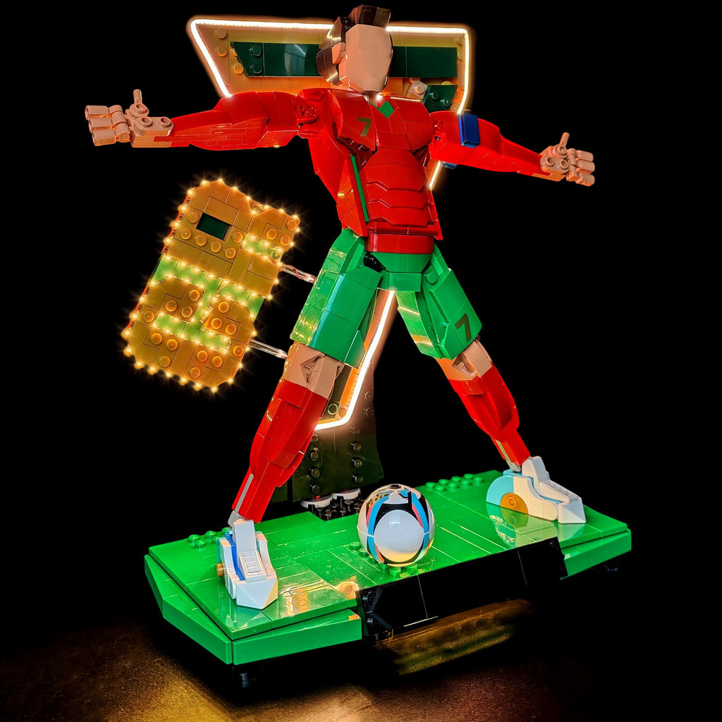 LYBMTWF LED Lighting Kit Compatible with Lego 43016 Ronaldo - Football Legend Building Blocks(NOT