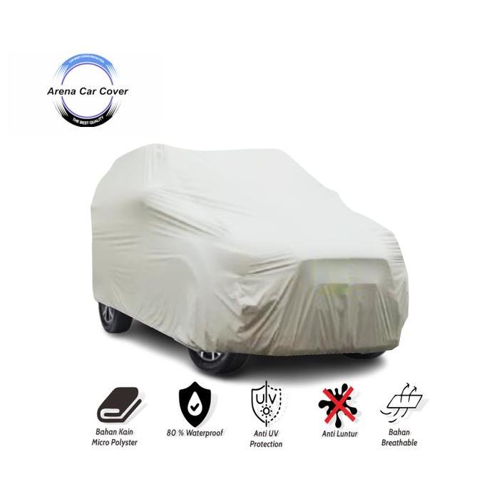 Sarung Mobil Pelindung Cat Anti Gores untuk Suzuki Ertiga Bahan Polyester Waterproof Putih