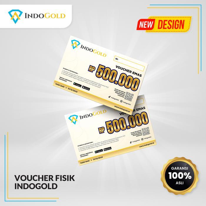 Voucher Fisik Indogold 500K