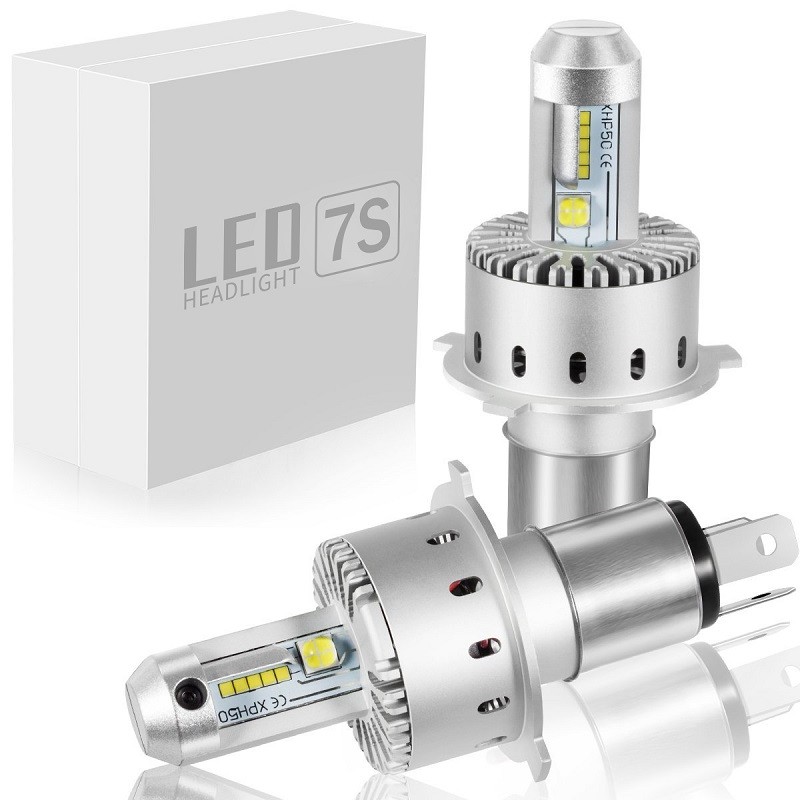 PAMPSEE 7S Car LED Headlight Bulb H4 H7 H8 H11 9005 9006 LED Bulb