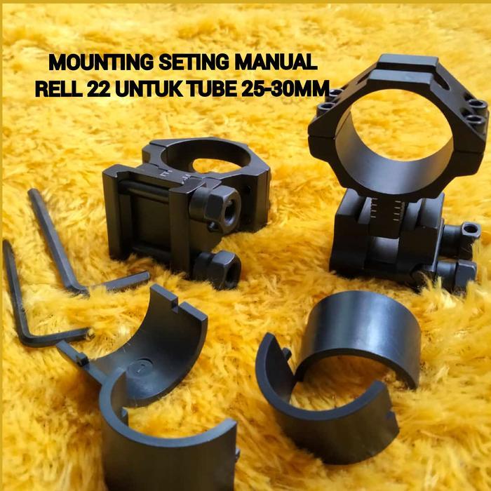 mounting teleskop adusjtabel seting rail 22 picantini