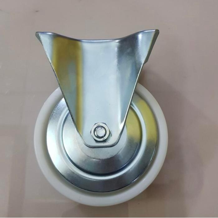 roda troli 6 inch nilon lurus / mati