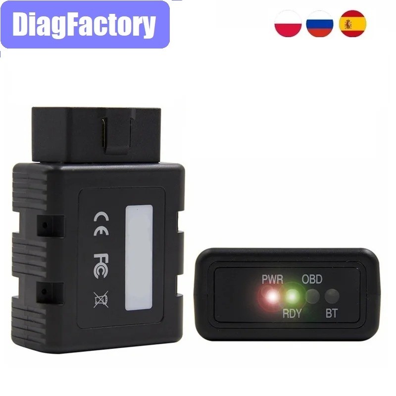 Key Programmer/ECU/Airbag programming For Renault Can Clip Diagnostic Tool OBDII For R-enault-COM OB