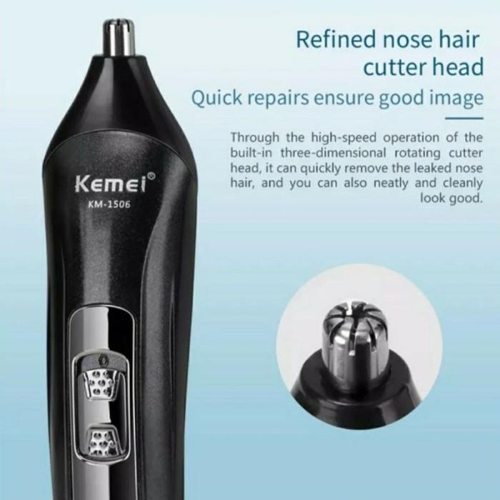 Clipper Kemei KM-1506 Alat Mesin Cukur Rambut Kumis Jenggot Kemei 1506