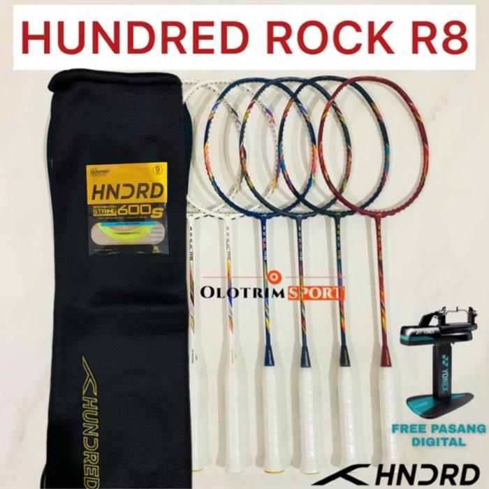 Raket Badminton HUNDRED ROCK R8 R9 32LBS HDRD HNDRD R 8 9 Original