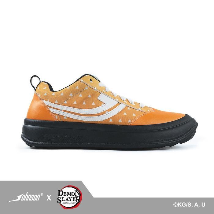 SNEAKERS JOHNSON DEMON SEPATU SNEAKERS JOHNSON X DEMON SLAYER - ZENITSU Casual Shoes | LICENSE - 36 