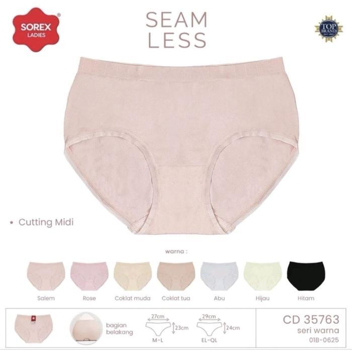 Cd Sorex 35763 - CD/Celana Dalam Wanita Dewasa Cd Sorex Rajut High Waist Semi Korset Lembut Nyaman -