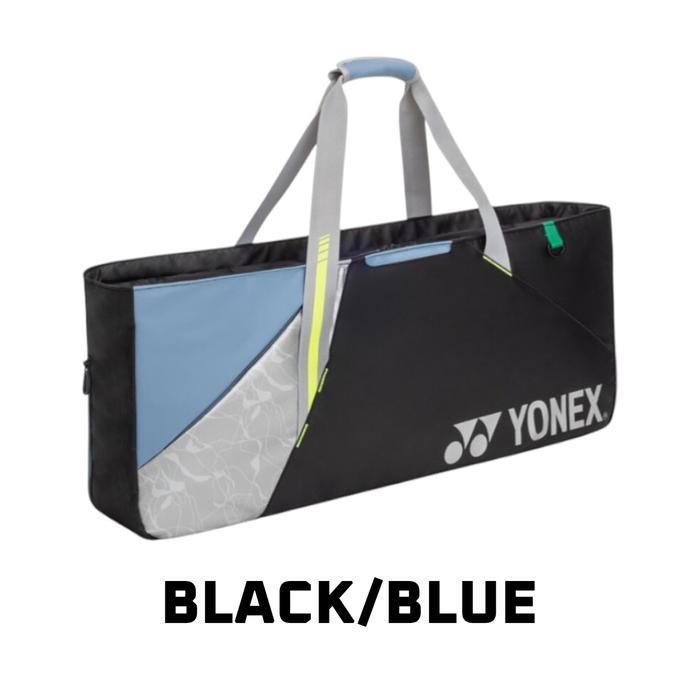 Tenis YONEX Club Tas Raket Olahraga dengan Kompartemen Besar dan Kecil Warna Hitam Biru Club Tournam