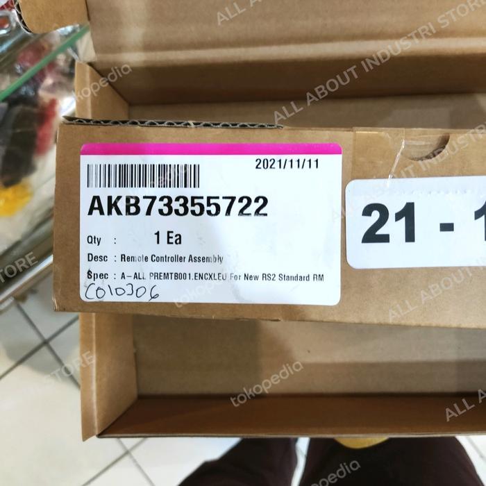 REMOTE AC LG REMOTE CONTROLLER ASSEMBLY LG AKB73355722
