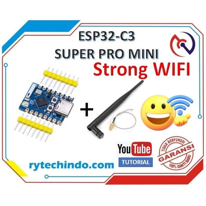 JUAL ESP32 C3 PRO MINI PROMINI ESP32-C3 SUPER MINI PRO Wifi Bluetooth