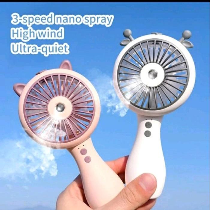"New" KIPAS ANGIN MINI NANO SPRAY PORTABLE CUTE SPRAY FAN PORTABLE USB