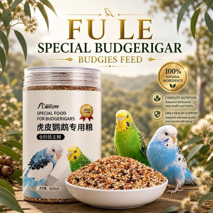 FU LE SPECIAL BUDGERIGAR BUDGIES FOOD MAKANAN PARKIT FL-146