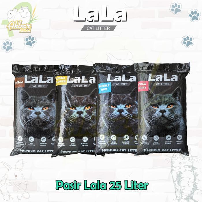 Pasir Kucing LALA 25 Liter - Lala Cat Litter 25 L Pasir Gumpal Wangi