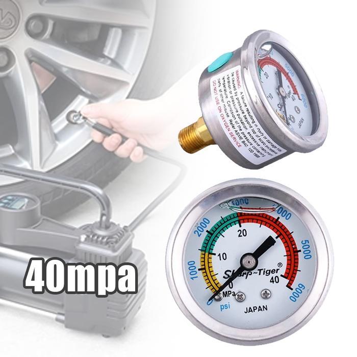 Terbaik Pressure Gauge Manometer Pompa Pcp 6000 Psi Tahan Korosi Murah