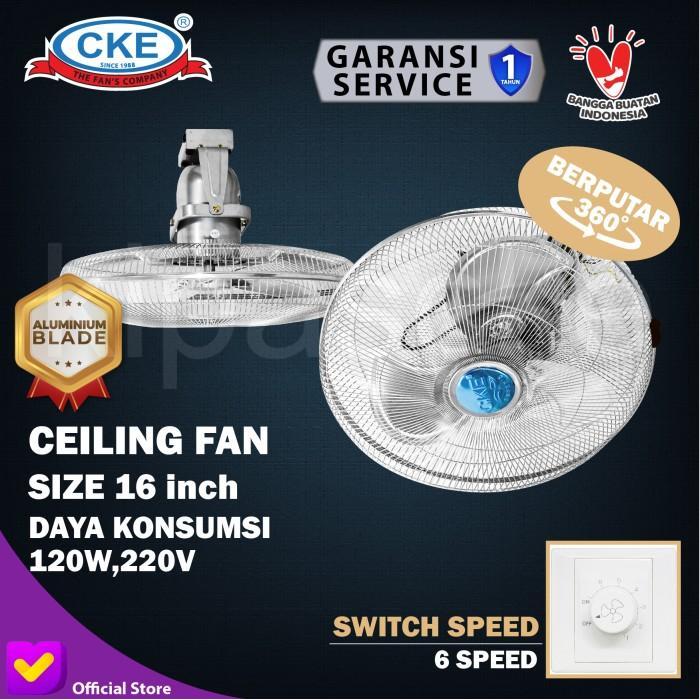 Cke Kipas Angin Plafon Orbit / Autofan 16 Inch Ceiling Orbit Fan Pasti Promo