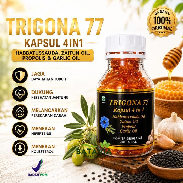 Terlaris Habbatussauda Trigona 77 Habbasyi Ekstra Garlic