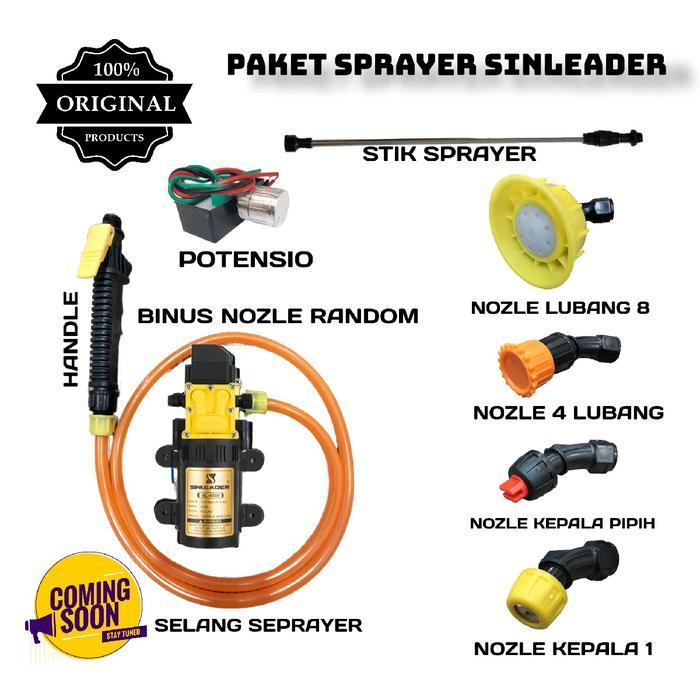 Paket Dinamo Sprayer Elektrik Sinleader 100Psi