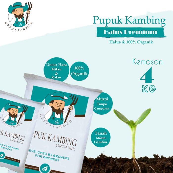 Geek Farmer - Pupuk Organik Kandang Kambing Halus