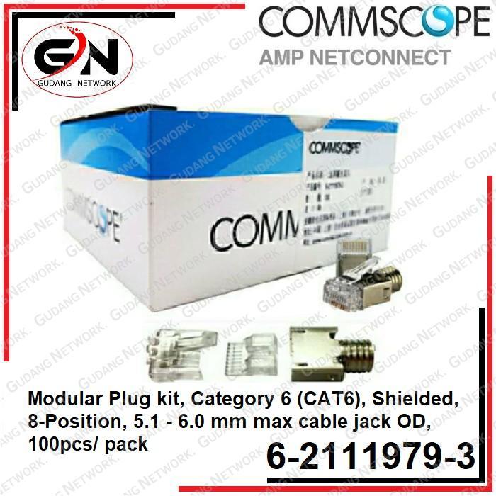 Amp Konektor Cat6 / Comscope Konektor Cat 6 Diskon Sell