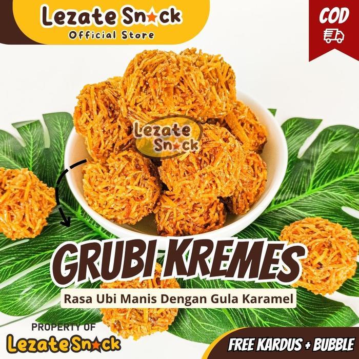 Grubi Kremes 1Kg Kremesan Ubi Jalar Manis Jajanan Jadul / Kremes Ubi Jalar Gula Merah Manis Kiloan