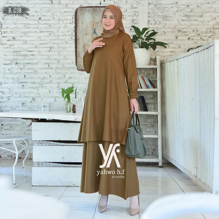 Seragam Gamis Pns Wanita Terbaru/Pakaian Kerja Wanita/Baju Gamis Guru Pns Wanita Model Kurung