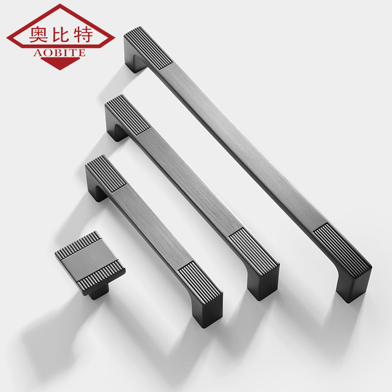 AOBT Chinese Furniture Handles Modern Cupboard Dressers Brass Gold Cabinet Door Handles Closet