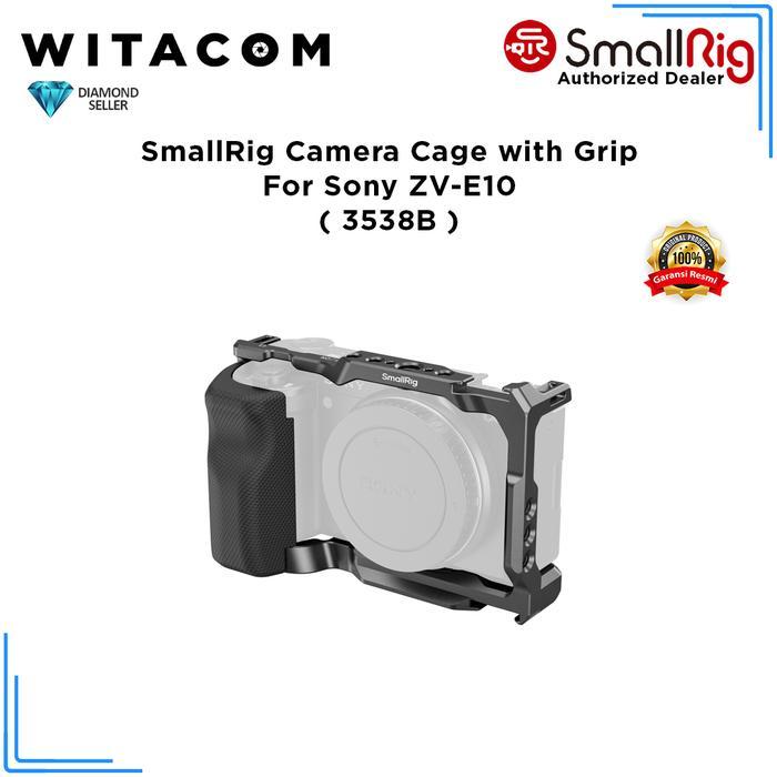 SMALLRIG 3538B CAMERA CAGE WITH GRIP FOR SONY ZV-E10 - ORIGINAL