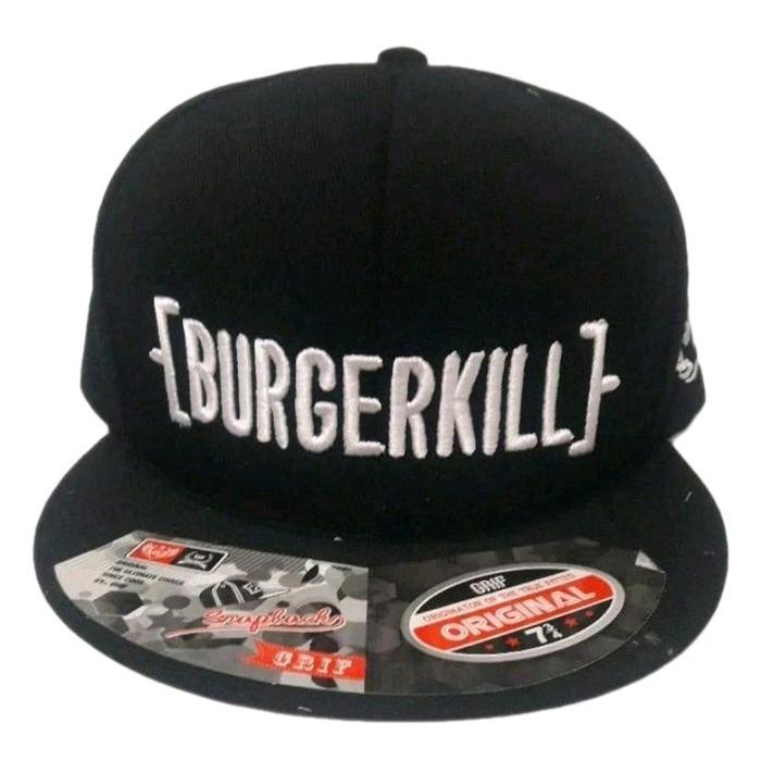 TOPI SNAPBACK BURGERKILL FULL BORDIR ORIGINAL PREMIUM