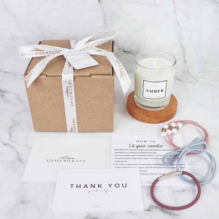 NEW - GIFT SET LILIN AROMA TERAPI SCENTED CANDLE AROMATERAPI / LILIN AROMA TERAPI / LILIN AROMA