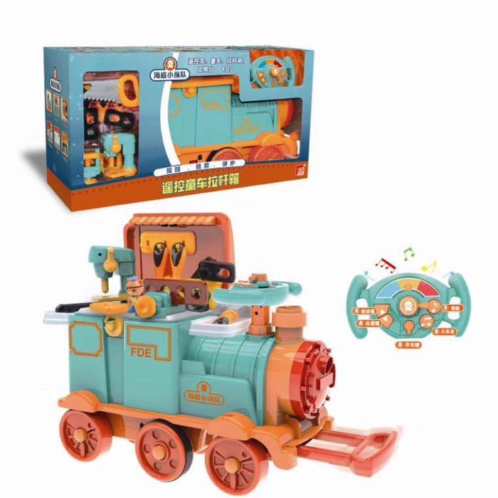 Koala Diary Remote Control Train Set Mainan Edukasi Mobil Kendaraan