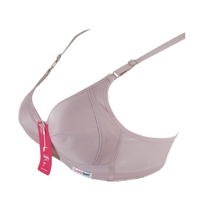 LIDILY - Bra Tanpa Busa Tanpa Kawat BH Satin Bh Daily Underwear Wanita BH L013