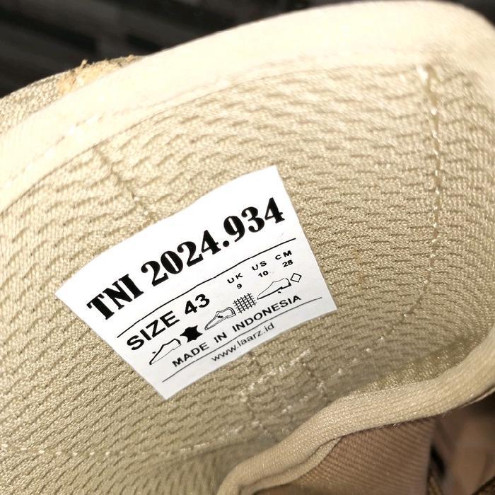 sepatu PDL gurun LAARZ ORIGINAL jatah satgas UNIFIL/ Libanon 2025