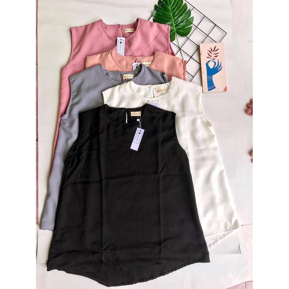 Inner Dalaman Blazer Outer Ld 130Cm 140Cm - Atasan Wanita Blouse Bumil Jumbo - Inner Oversize Hijab