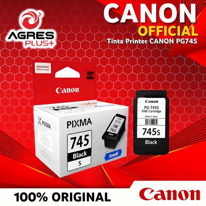 Tinta Printer CANON PG745 PG-745 PG 745 Black Hitam Small Original