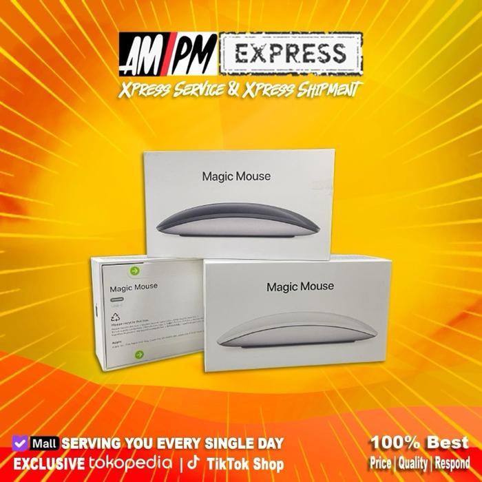 Apple Magic Mouse USBC Black Multi-Touch Surface for iPad MacBook Pro Air iMac Mini M1 / M2 / M3 /