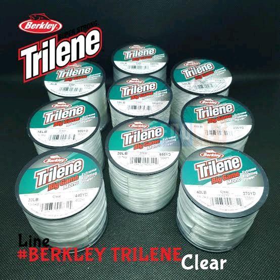 senar berkley trilene big game asli/original warna clear