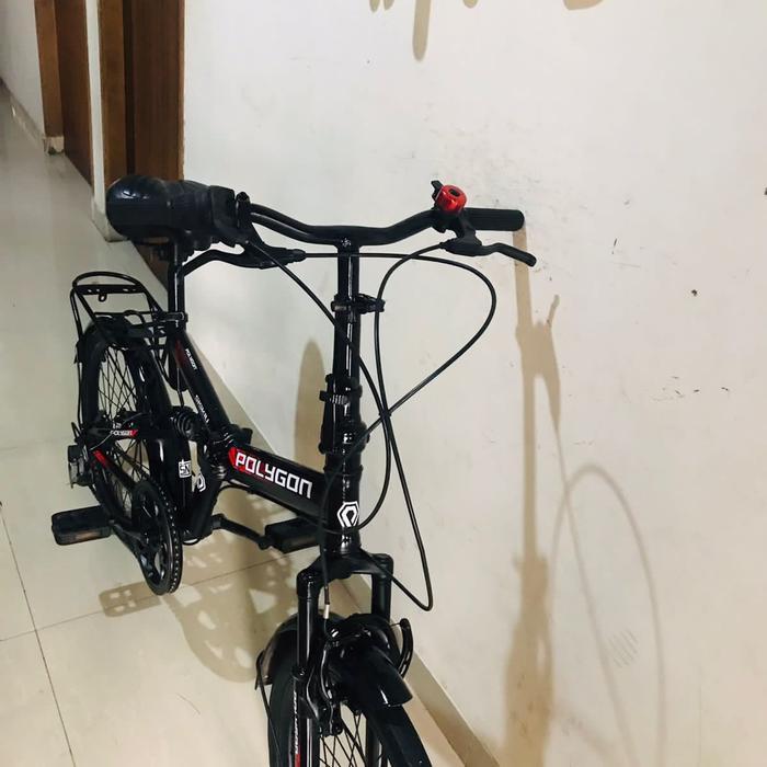 sepeda lipat fullsus uk20 repaint polygon