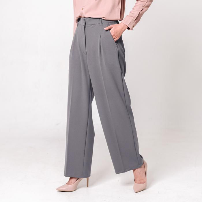 Atala Scarves Wide Pants Celana Kulot Highwaist Jumbo Wanita