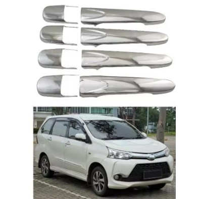 2012 2015 2017 For Toyota Daihatsu Xenia Avanza car door handle bowl cover ABS Chrome Accessories