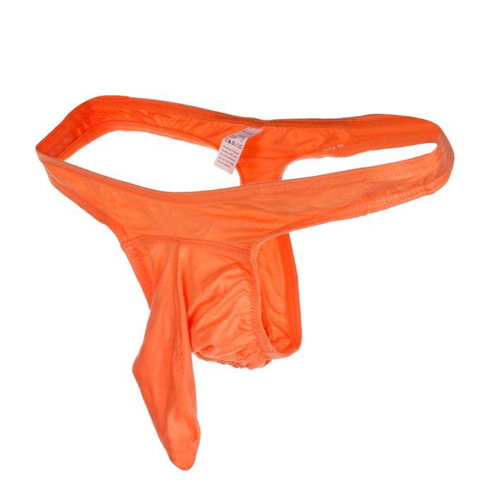 BERKUALITAS 1PC Men's Elephant Trunk Thongs Lingerie Sexy Erotic Underwear An